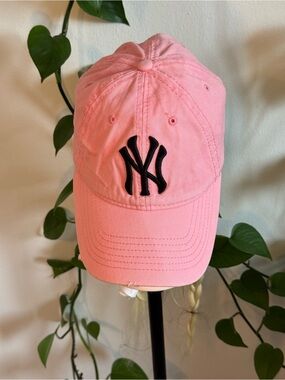Pink Cotton Baseball Cap
